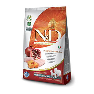 N&D PUMPKIN Medium/Maxi Poulet & Grenade 2.5kg