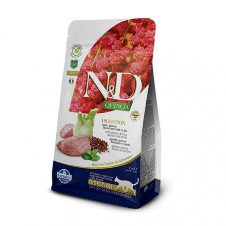 N&D QUINOA FELINE Digestion Agneau & Fenouil 1.5kg