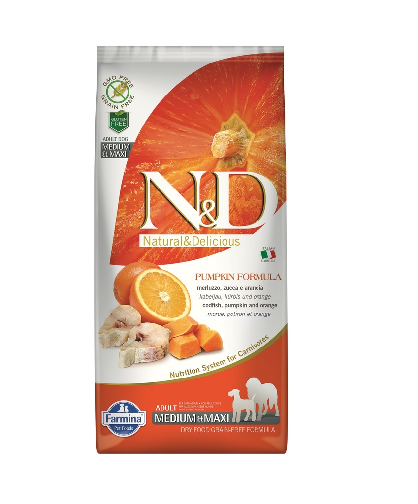 N&D PUMPKIN FELINE Canard & Melon 1.5kg