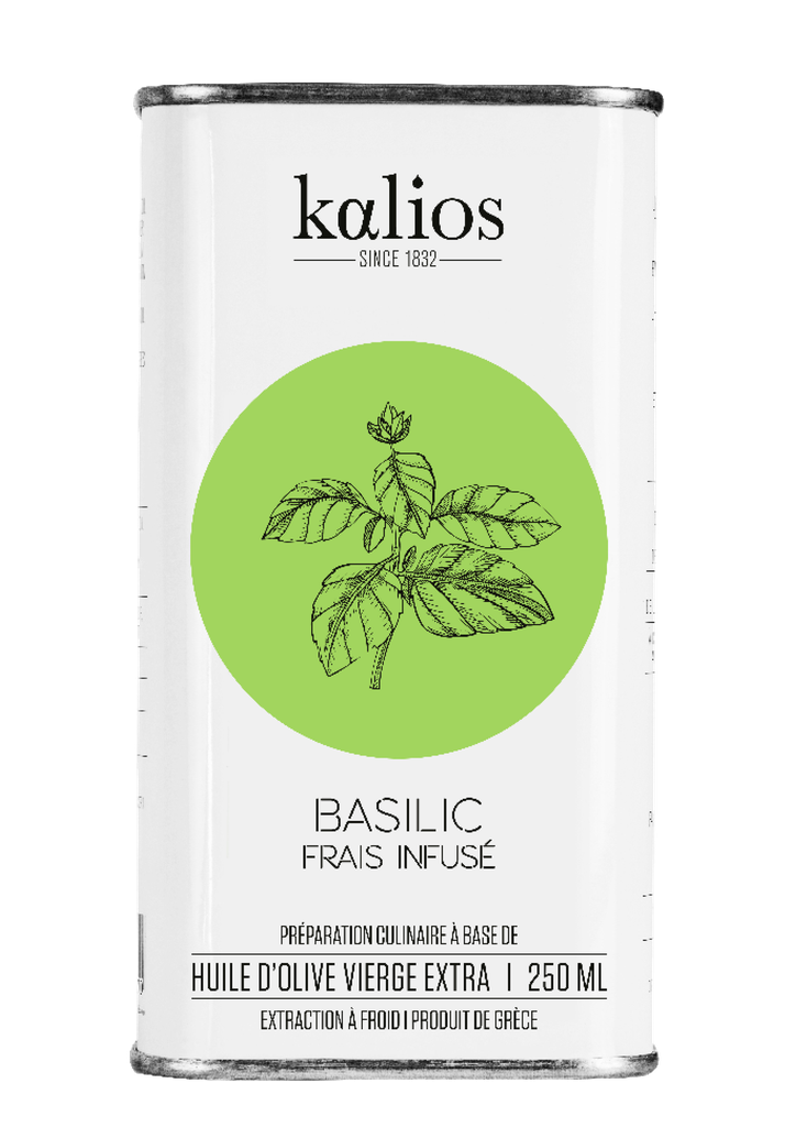 Huile infusée au Basilic 250ml