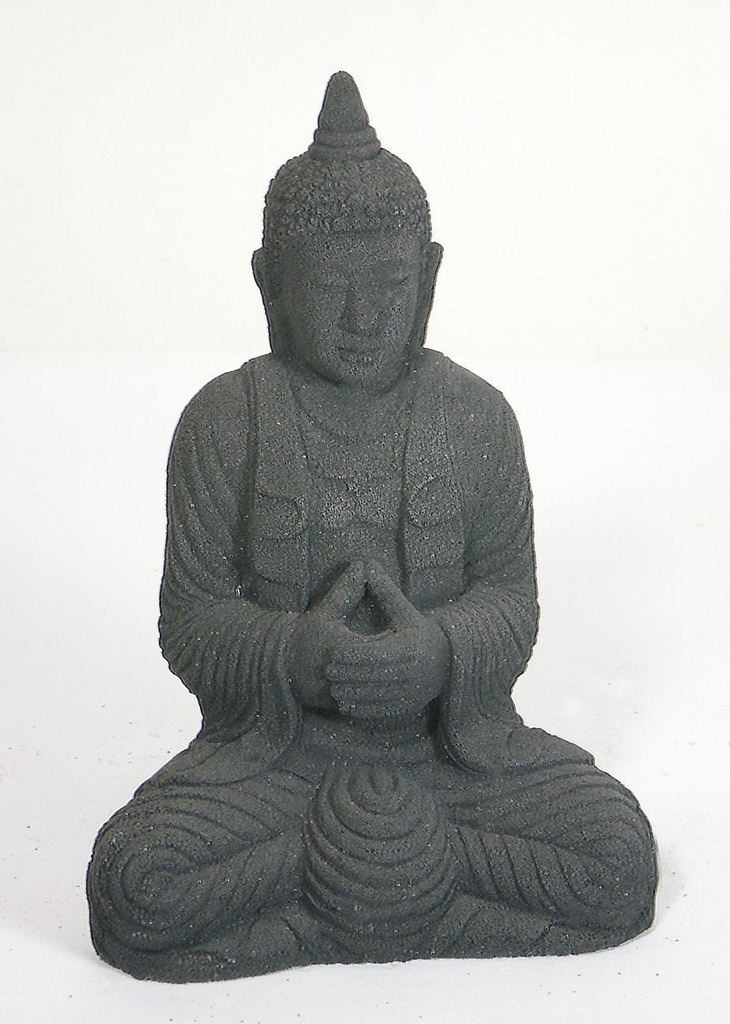 Bouddha assis. Thaï. 28 cm H | Pierre de forme / sculptée