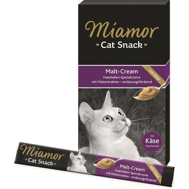 Friandise chat à lécher Miamor Malt-Cat Cream 6x15g