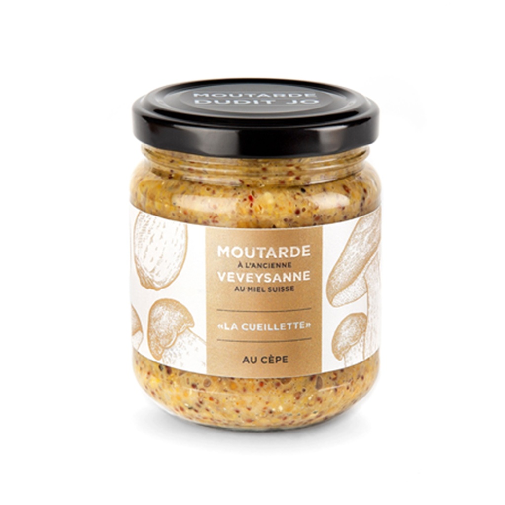 La Cueillette  Moutarde aux Cèpes