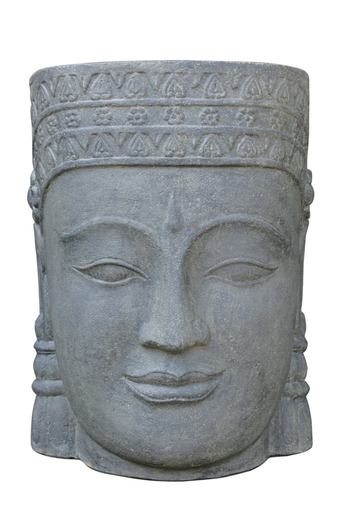 Fontaine Tête De Khmer 70Cm