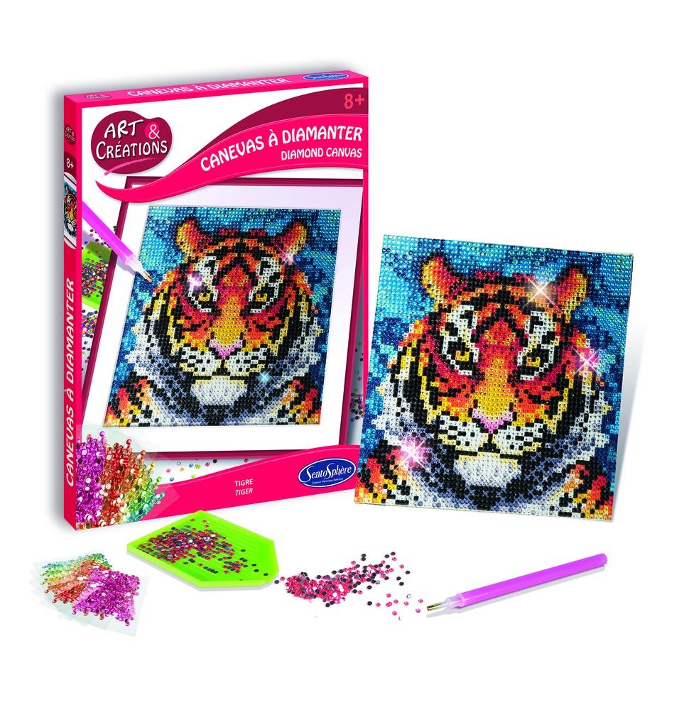 A&C Canevas A Diamanter Tigre