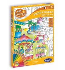 A&C POSTER A COLORIER FETE FORAINE