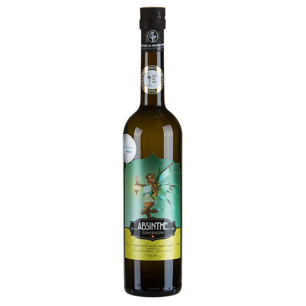 Absinthe Esmeralda 72%, La Valote Martin
