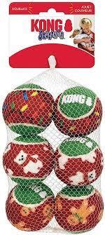 Jouet chien Kong SqueakAir Balls S. 6 pces