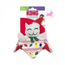 Jouet chat Kong Crackles Santa Kitty