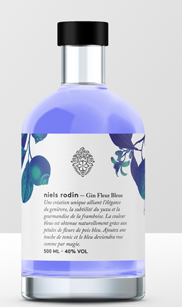 Gin Fleur Bleue, 50cl Niels Rodin