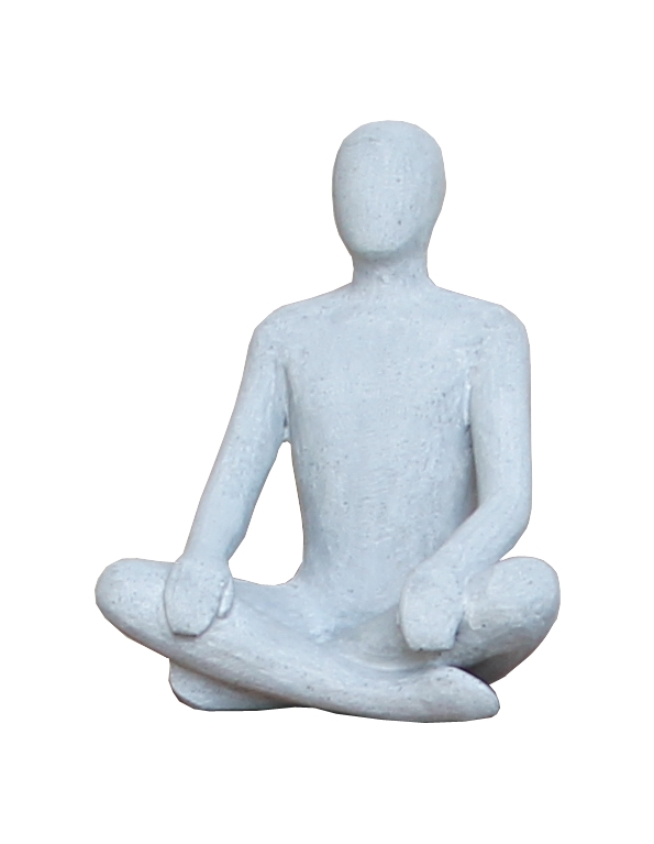 Homme Assis Jambes croisées