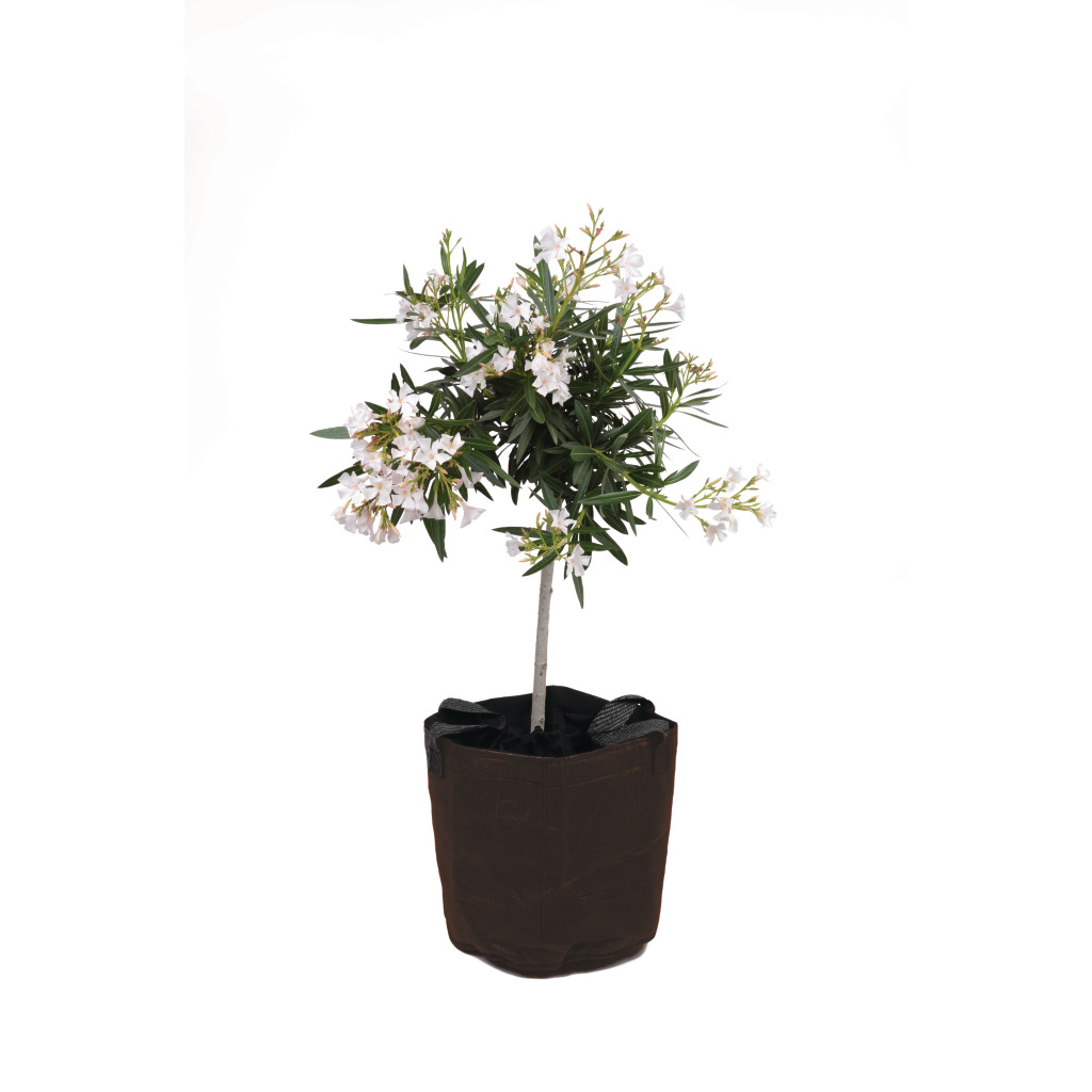 Protection pour pot. brun avec zipper XL