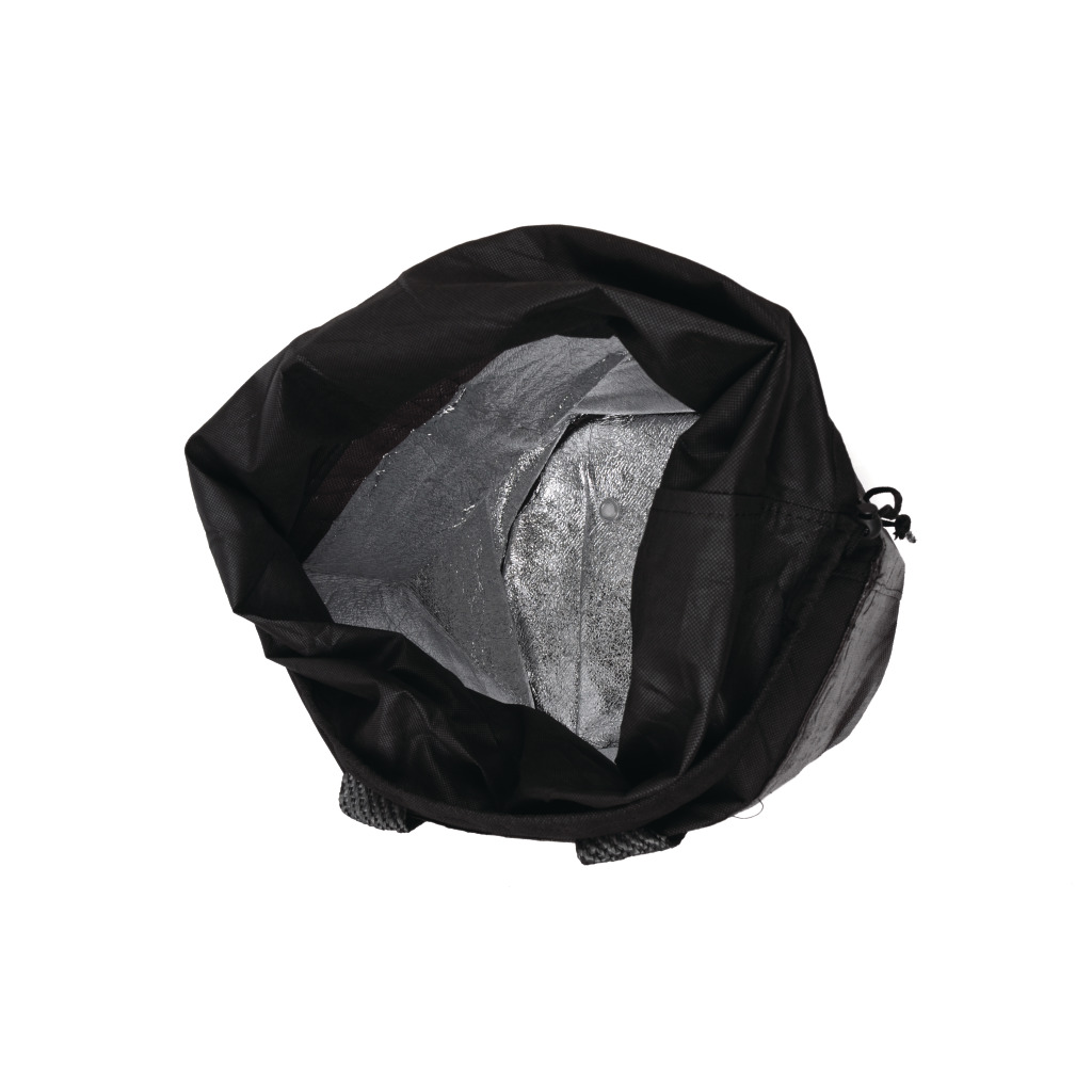 Protection pour pot. brun avec zipper XXL