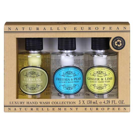 Coffret mini Savons liquides Naturally  3x100ml