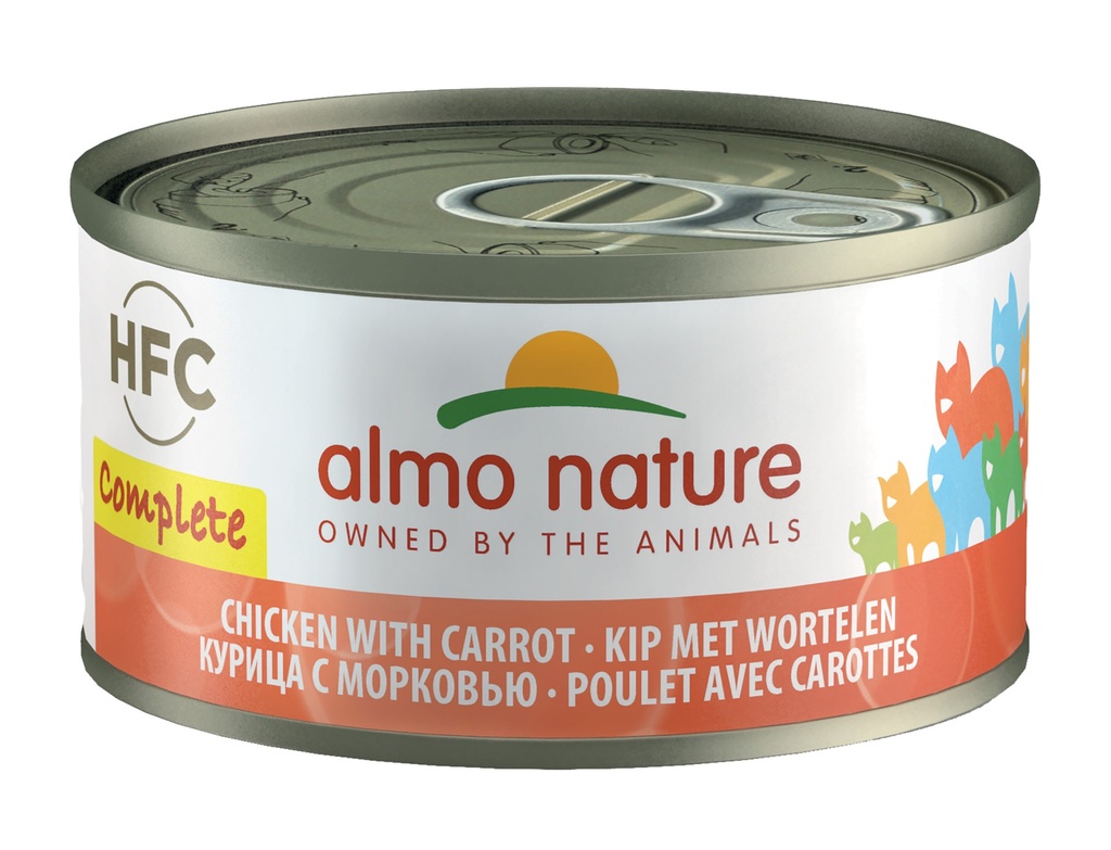 Almo nature  HFC CAT Complete Poulet Carottes70 g