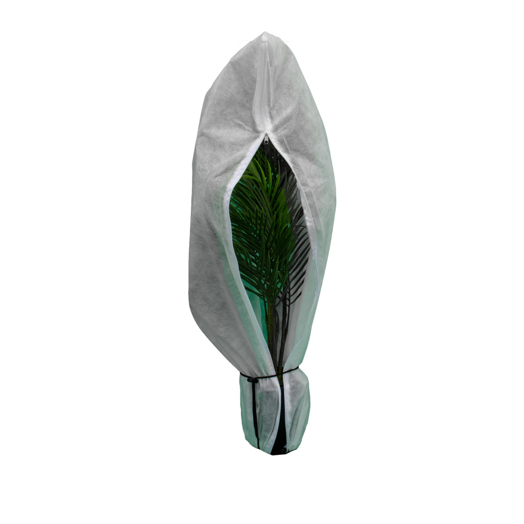 Housse d'hivernage zippée. blanc