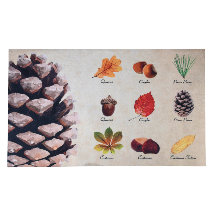 Paillasson collection d'arbres