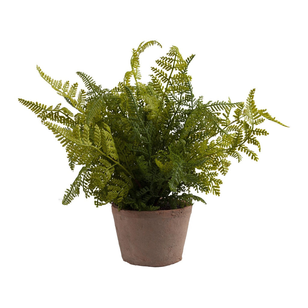 Fougère de forêt en pot artificielle