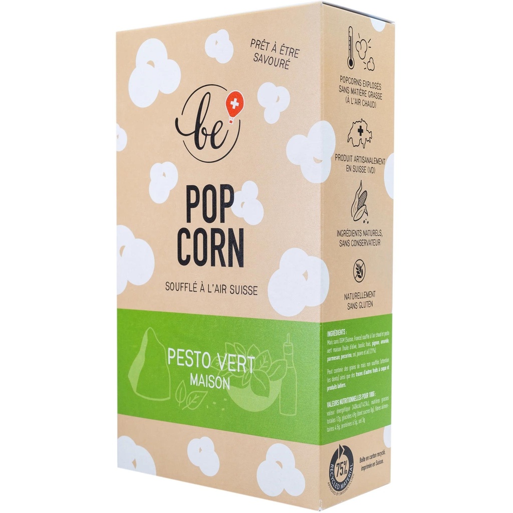 Popcorn au Pesto vert maison