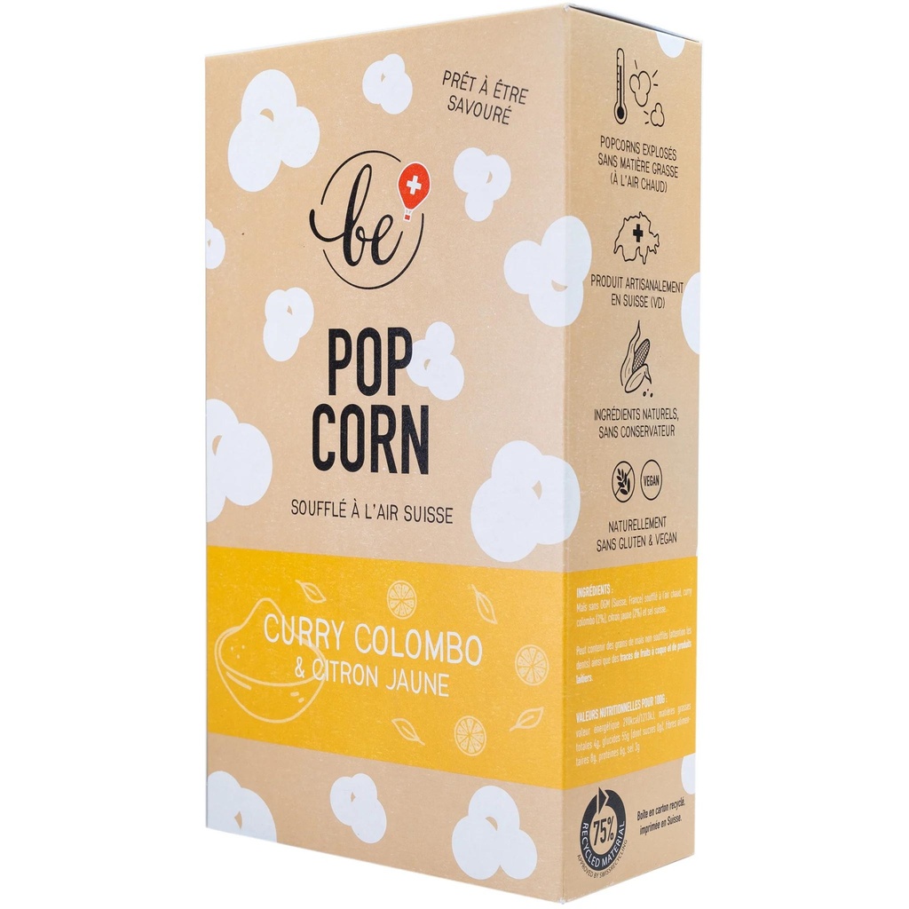 Popcorn au curry colombo & citron jaune