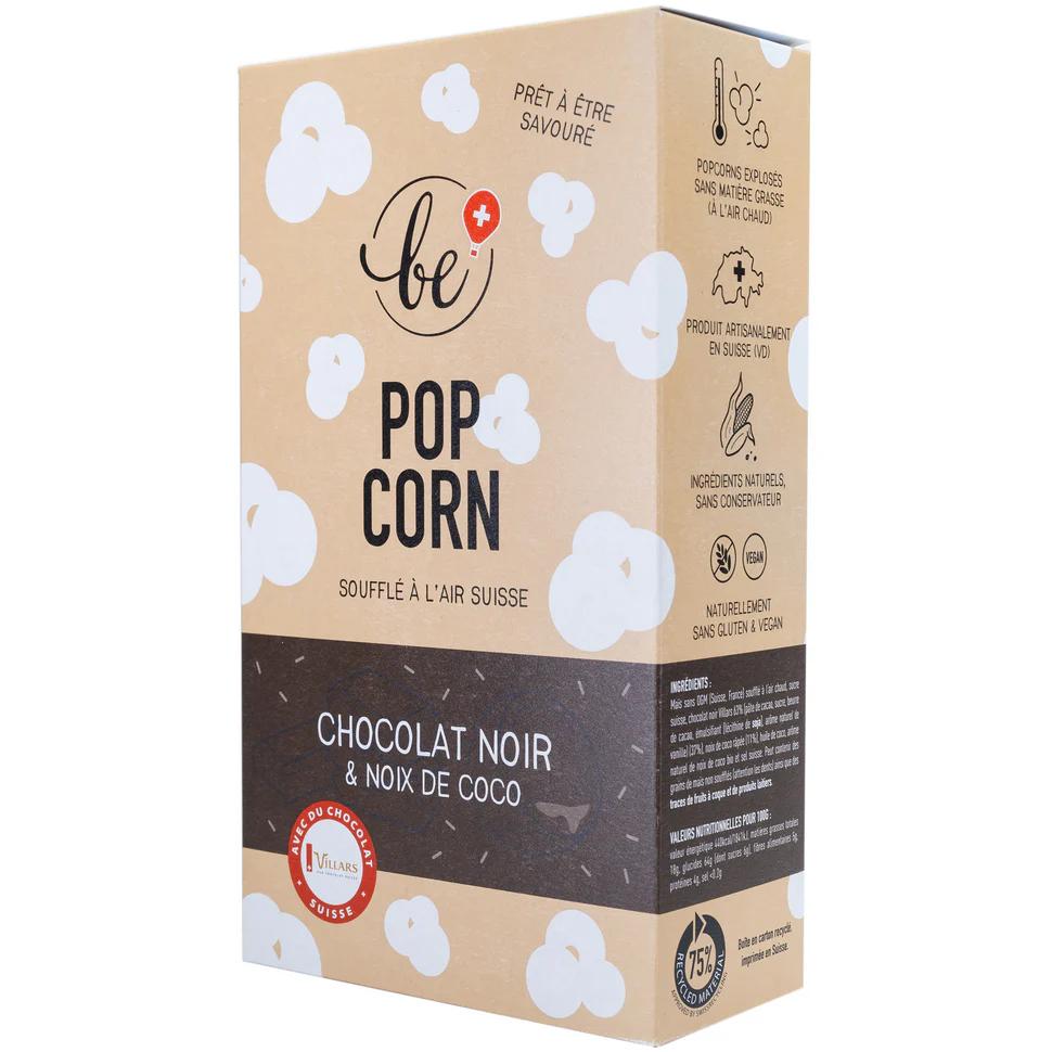 popcorn au chocolat noir Villars & noix de coco