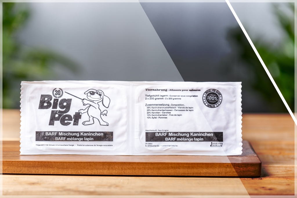BARF mélange lapin