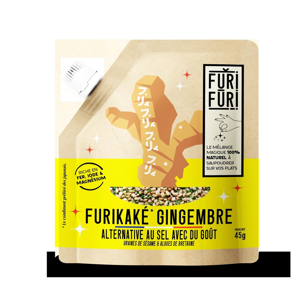 Furikaké Gingembre- Sésame-Algues