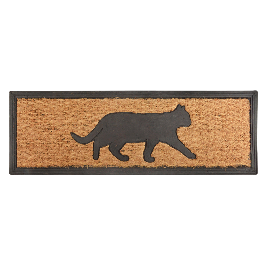 Tapis cocos/caoutchou Chat