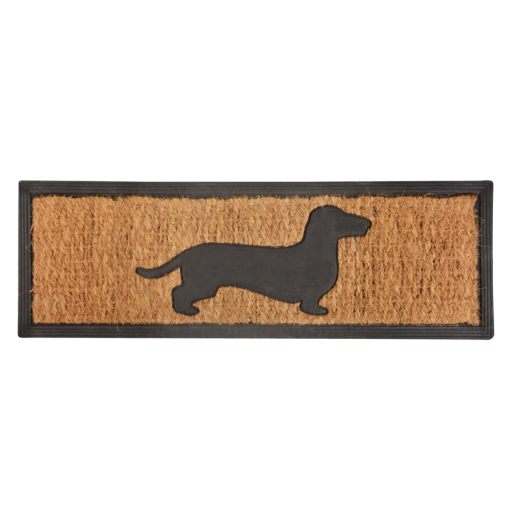 Tapis cocos/caoutchou Teckel