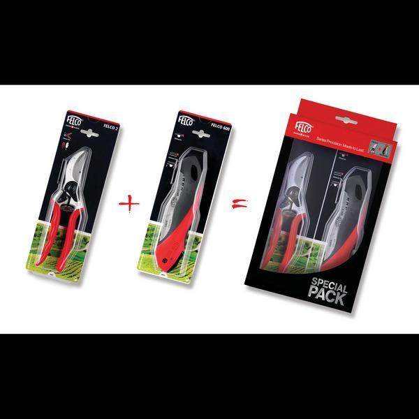 Promo-Pack D24 contenant: 1 FELCO 2 et 1 scie FELCO 600
