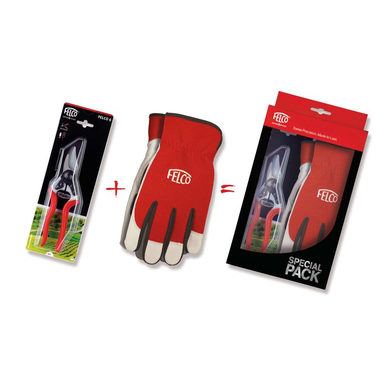Promo-pack Sécateur Felco 6 +Gants 701-M