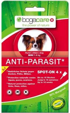 bogadent Anti-Parasit Spot-on chien mini 4x0.75ml