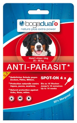 Bogadual Anti-Parasit Spot-on chien grand 4 x 2.5ml
