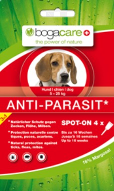 bogadual Anti-Parasit Spot-on chien petit 4 x 1.5ml