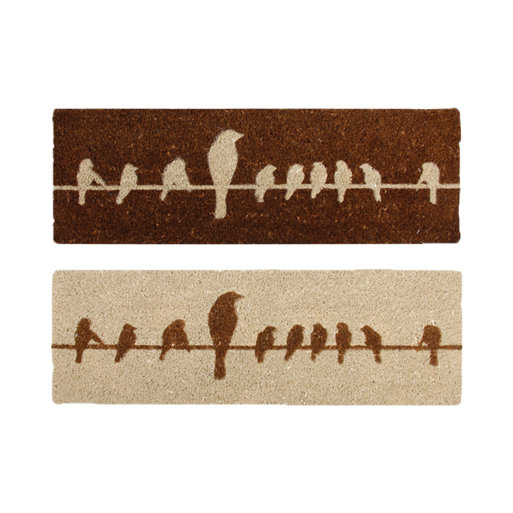 Tapis Coco Oiseaux sur Cable 75x25