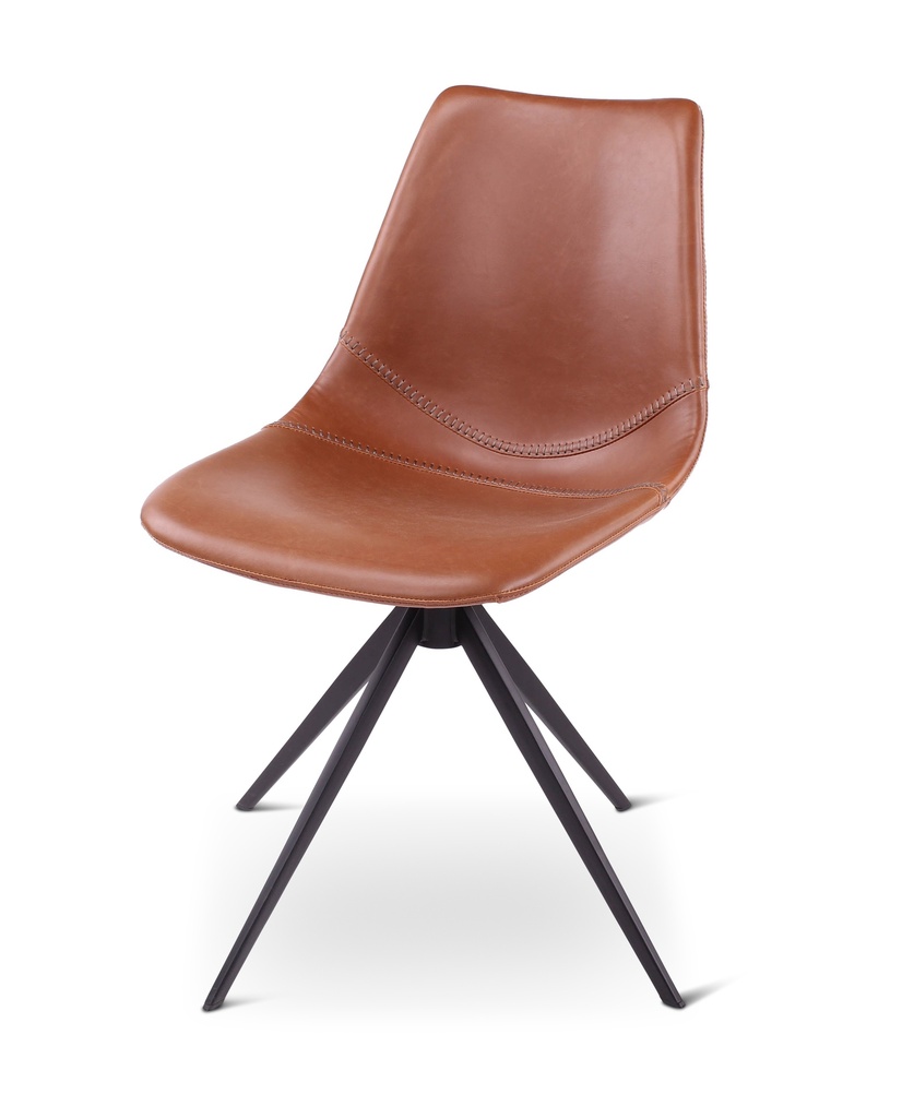 Chaise Omar pivotante ginger