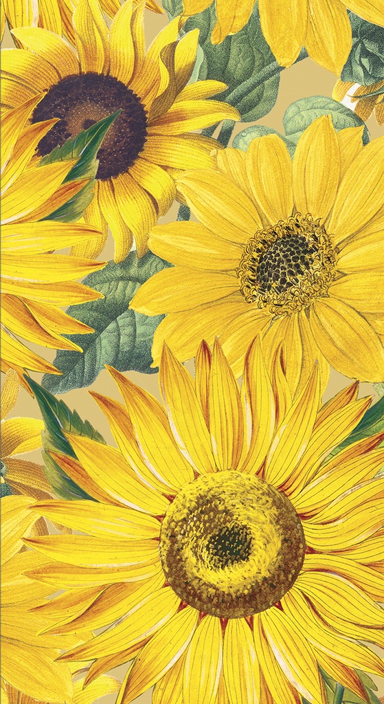Serviette Buffet flowers