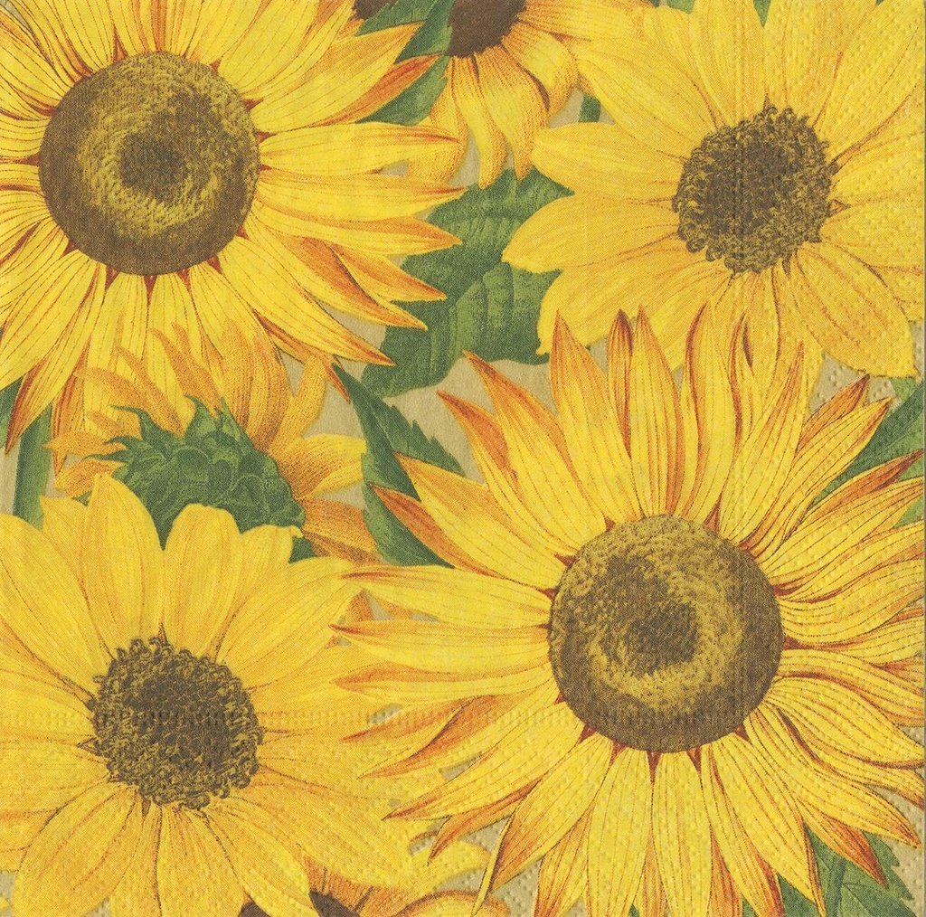 Serviette Lunch flowers