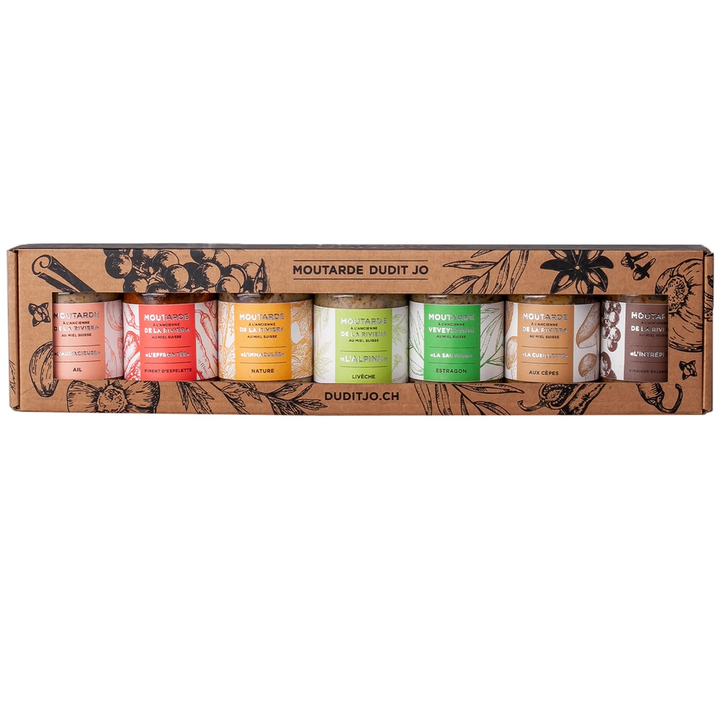 Coffret Dégustation 7 moutardes