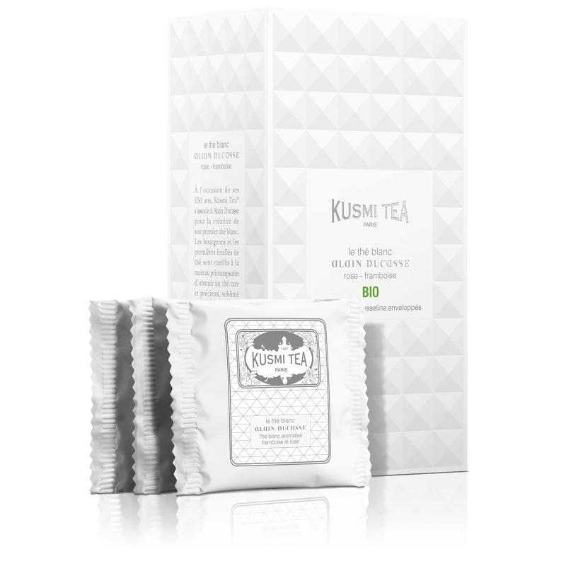 Thé Blanc Alain Ducasse Bio - Etui 24 sachets mousseline