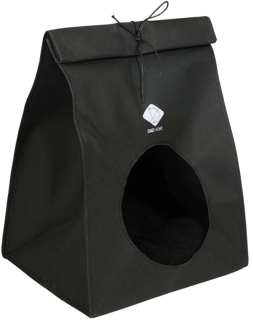 D&D Sac look papier Oscar 35 x 27 x 44 cm, noir