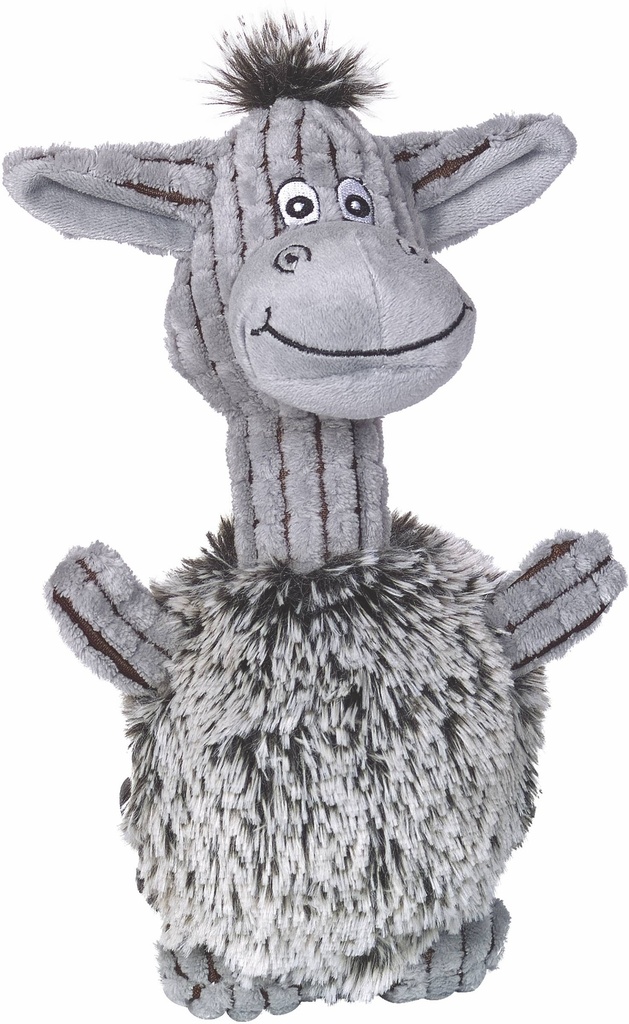 Âne en peluche + balle TPR Ø 9 cm, 24 cm