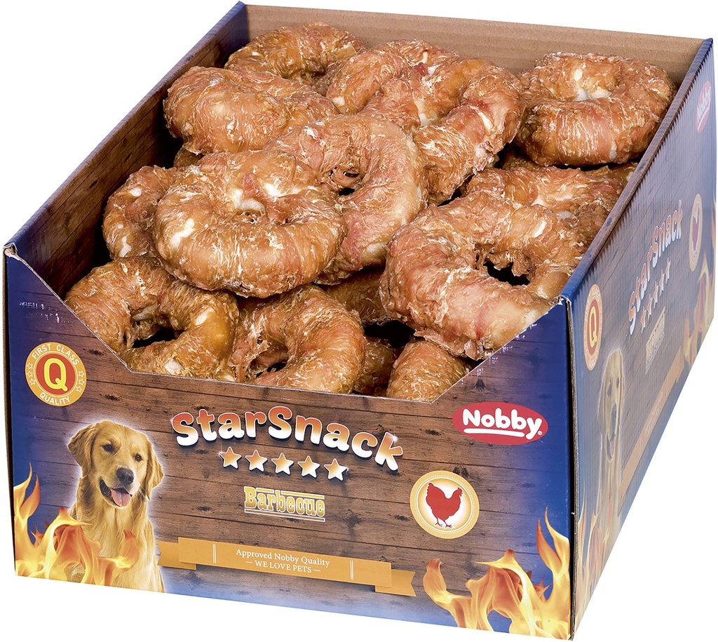 StarSnack Barbecue Chicken Donut, Ø 10 cm, 110 g