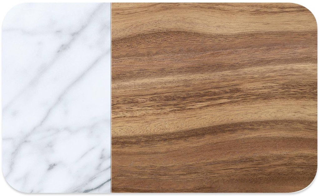 Set de table PVC Carrara, marbre+wood, 29.2 x 48.3 cm, H 2 mm