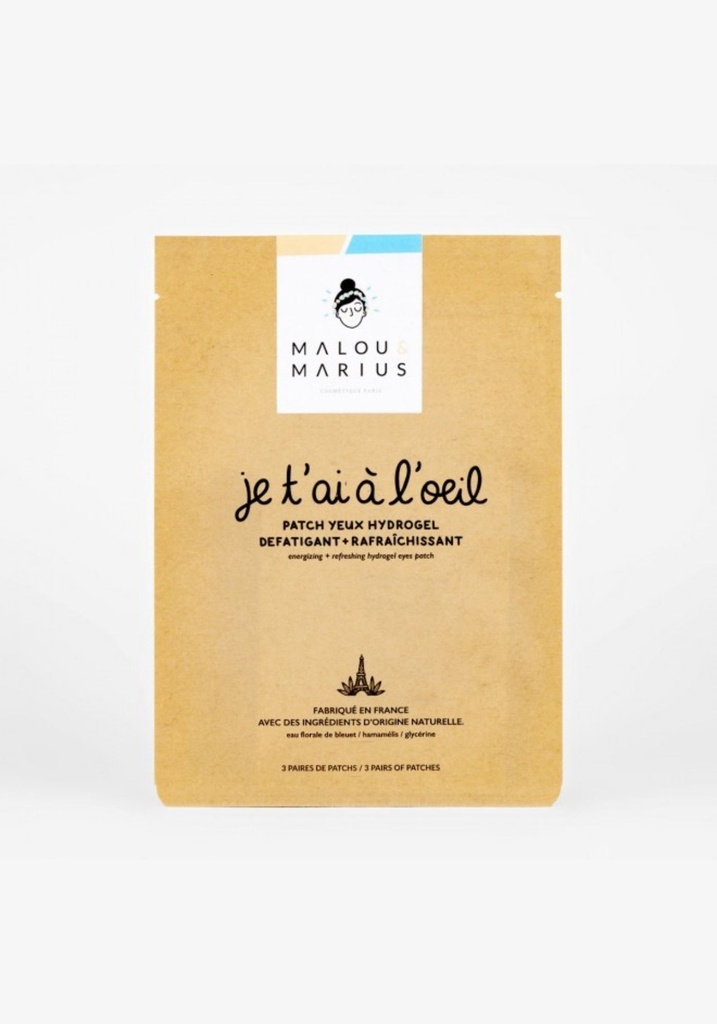 Je t'ai à l'œil Mixte Patchs yeux hydrogel défatiguant & rafraichissant