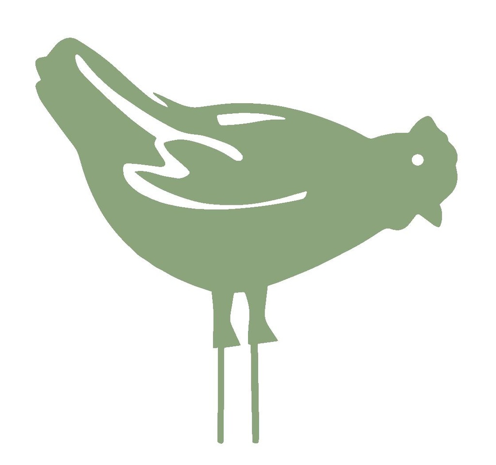 Figurine à piquer Poule 28x39 cm