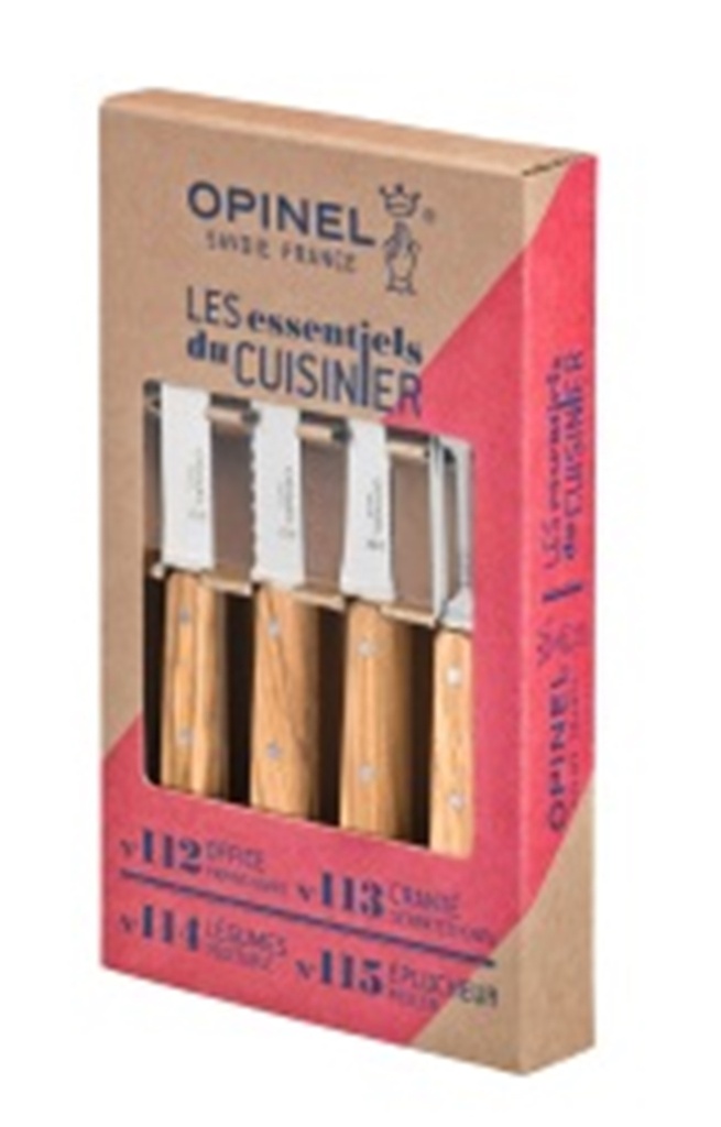 Opinel Set Les Essentiels en olivier