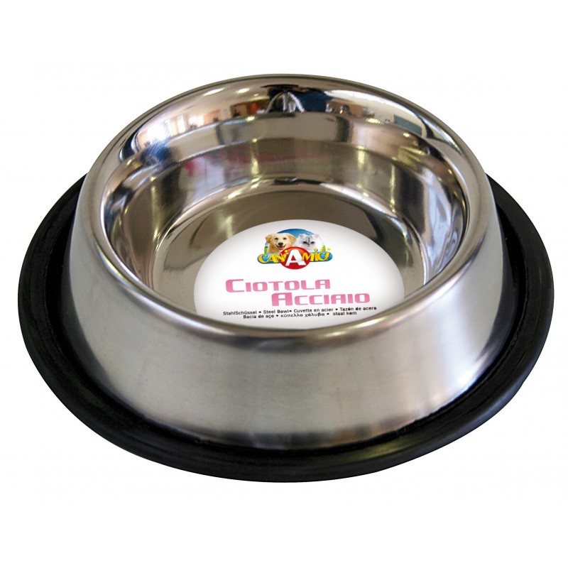 Mangeoire inox antidérapant 0.24l