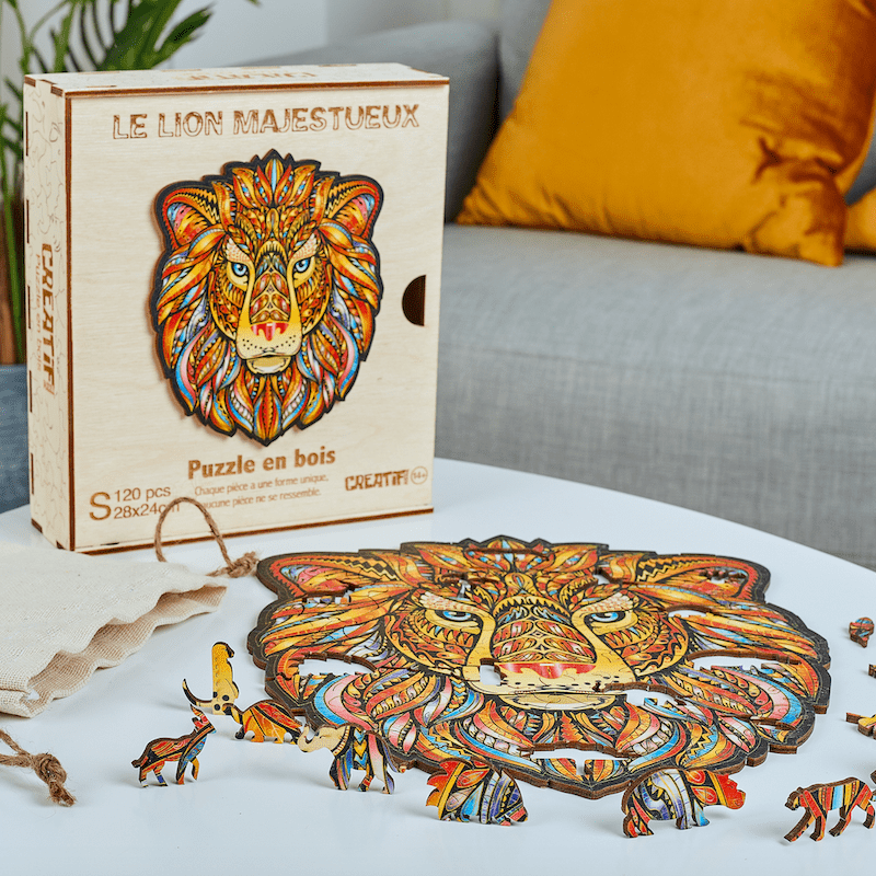 Pz Bois - Le Lion Majestueux 120Pcs - S