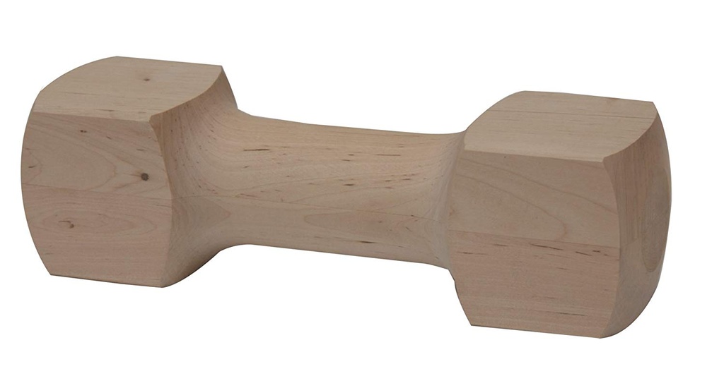 Haltère/jouet en bois de dressage M
